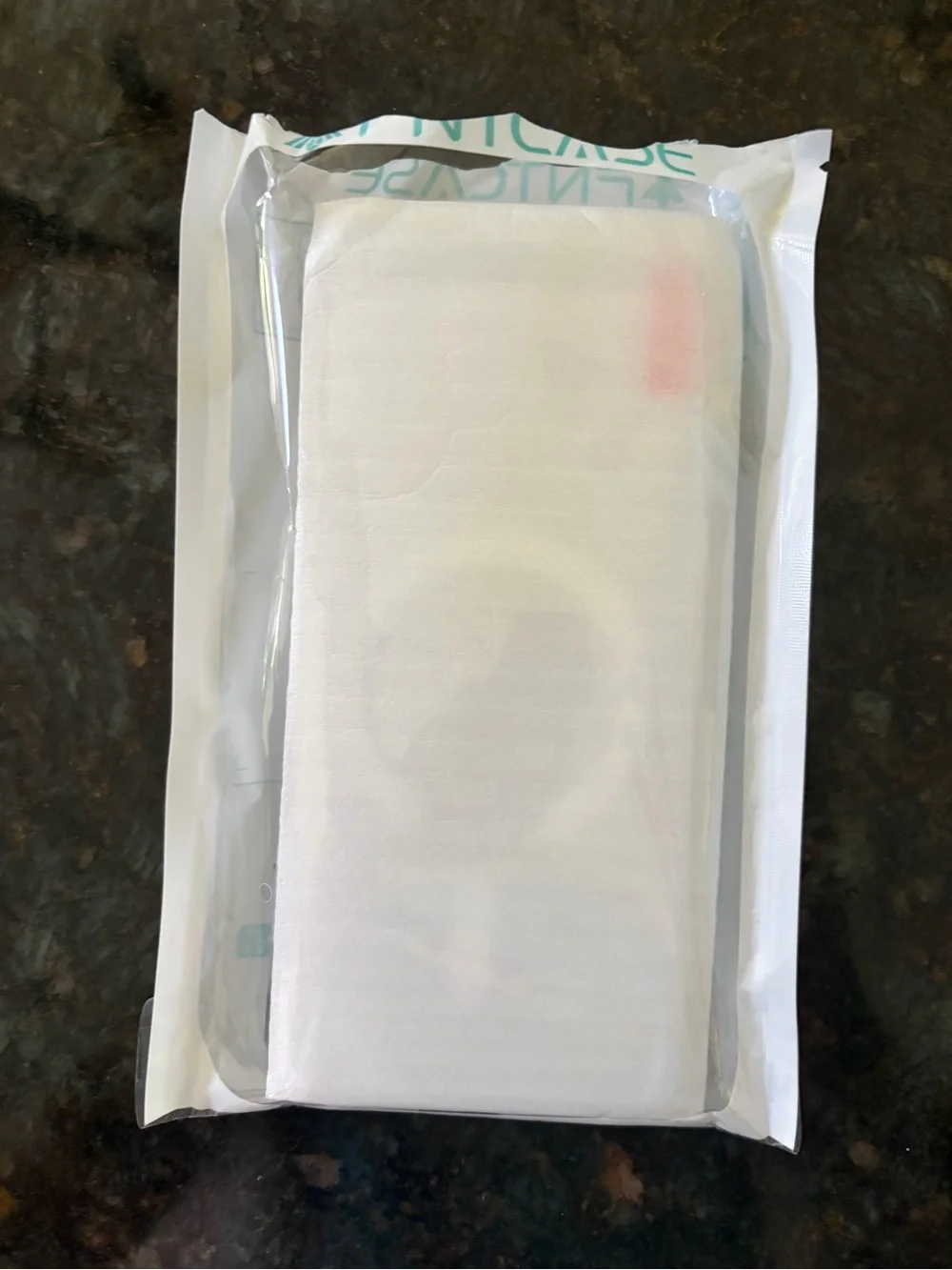 Clear Transparent iPhone Case with White MagSafe Ring
